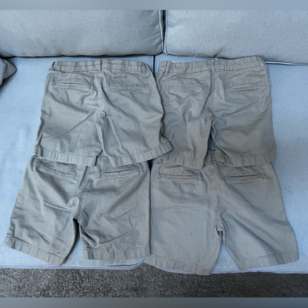 Crewcuts girls khaki shorts 10 - Picture 3 of 4